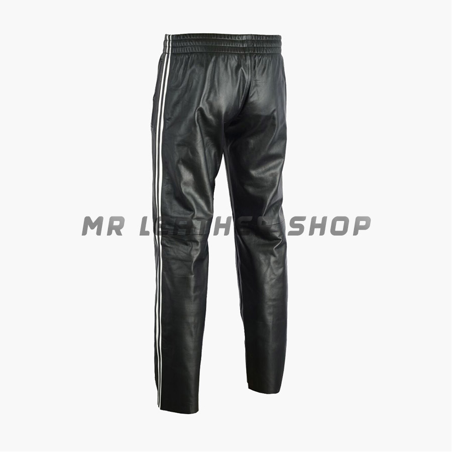 Black Leather Trouser 1