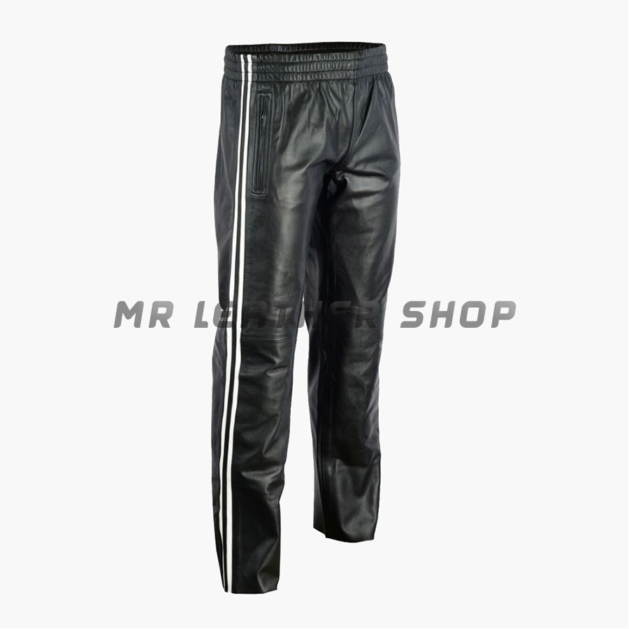 Black Leather Trouser