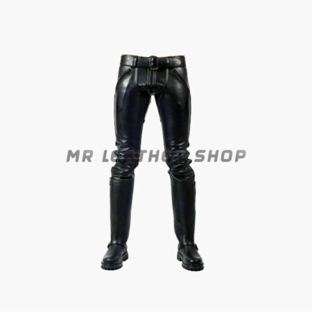 Black Tight Leather Pants