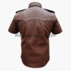 Crocodile Leather Shirts Brown