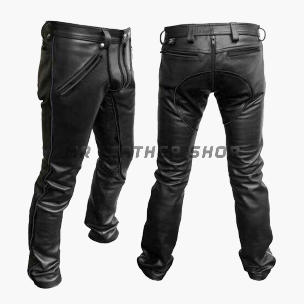 mister b leather pants