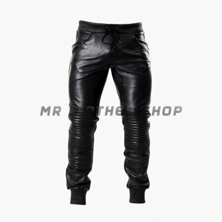 Leather Black Trousers