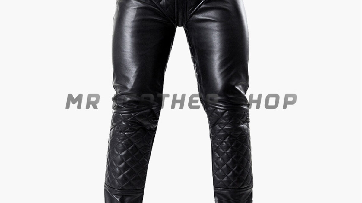 Black Leather Jeans - Mr Leather Shop