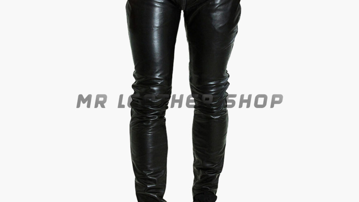 Men's Real Leather Bikers Pants Quilted Leather Pants With Contrast Co –  Wintex International