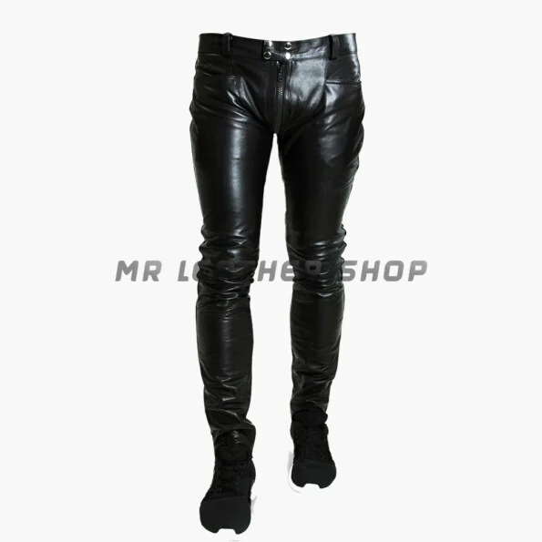 Autumn Winter Arrival: Leather Pants Mens Skinny Slim Fit Jeans With  Personality PU Material Style #230330 From Mu02, $28.98 | DHgate.Com