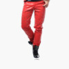 Red Leather Pants Mens