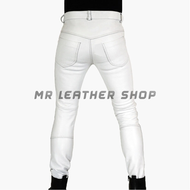 White Leather Pants Mr Leather Shop
