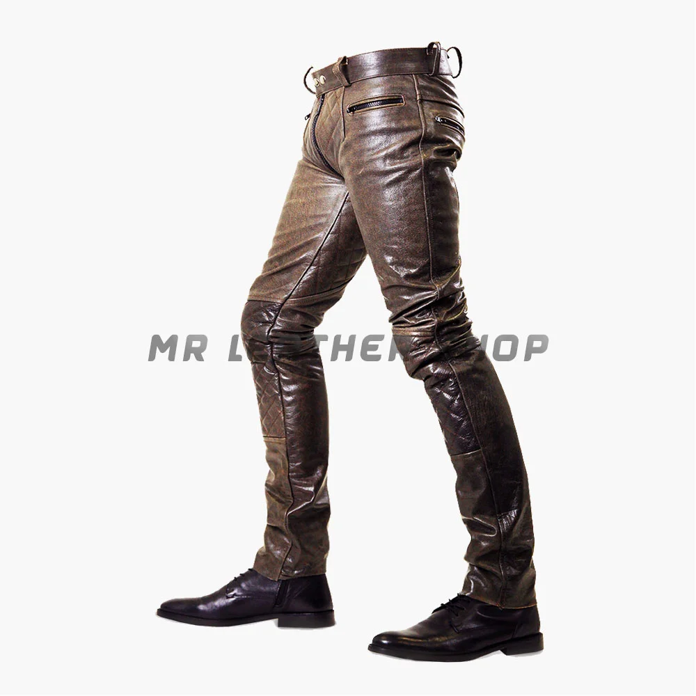 mr b leather pants