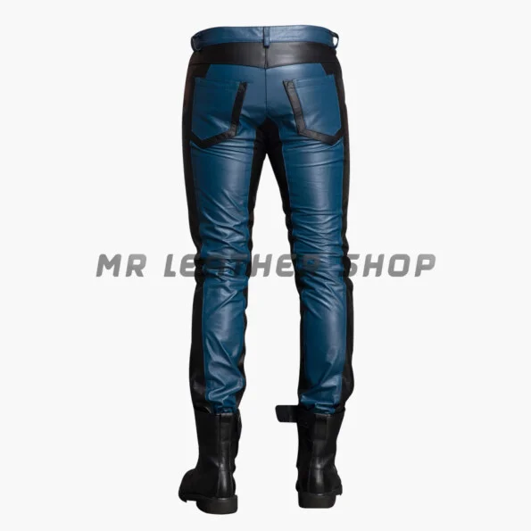 Metallic Jeans | Mens leather pants, Mens leather shirt, Leather jeans men