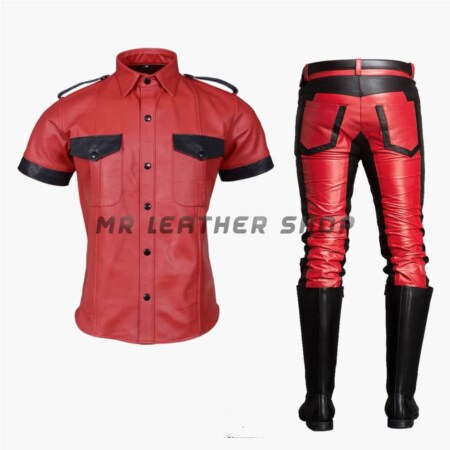 Leather Police Uniform