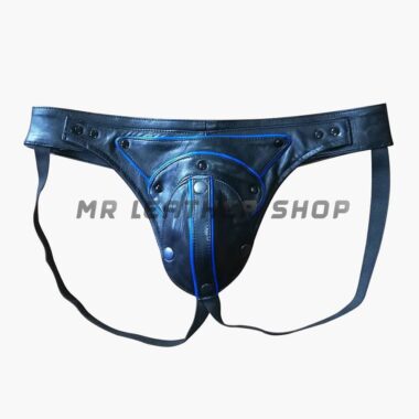 Men’s Leather Underwear with Zipper - Mr Leather Shop