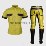 Yellow Leather Uniform