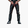 Men Leather Jeans