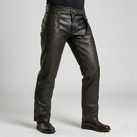 Leather Classic Black Chaps