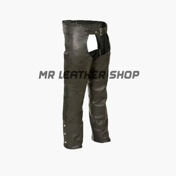 Leather Classic Black Chaps - Mr Leather Shop