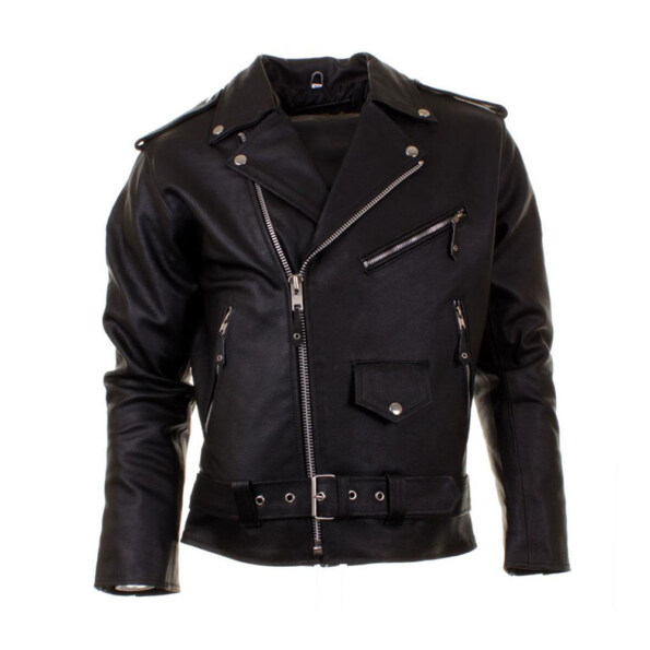 Black Leather Jacket Men - Mr Leather Shop