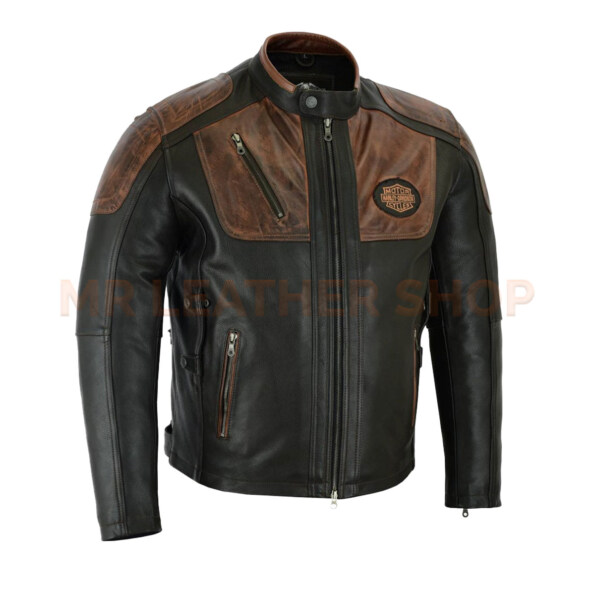 Harley Davidson Riding Jacket Specially Made Genuine Leather.