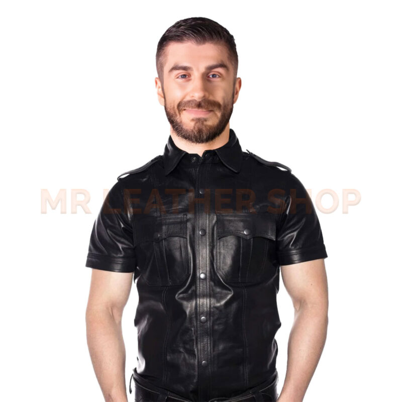 Shirt Jacket Leather Are Specially Made With Genuine Leather