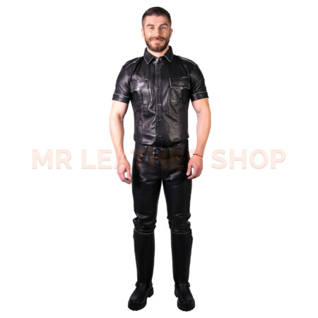 Leather Uniform Men
