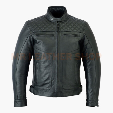 Leather Jacket Black For Men