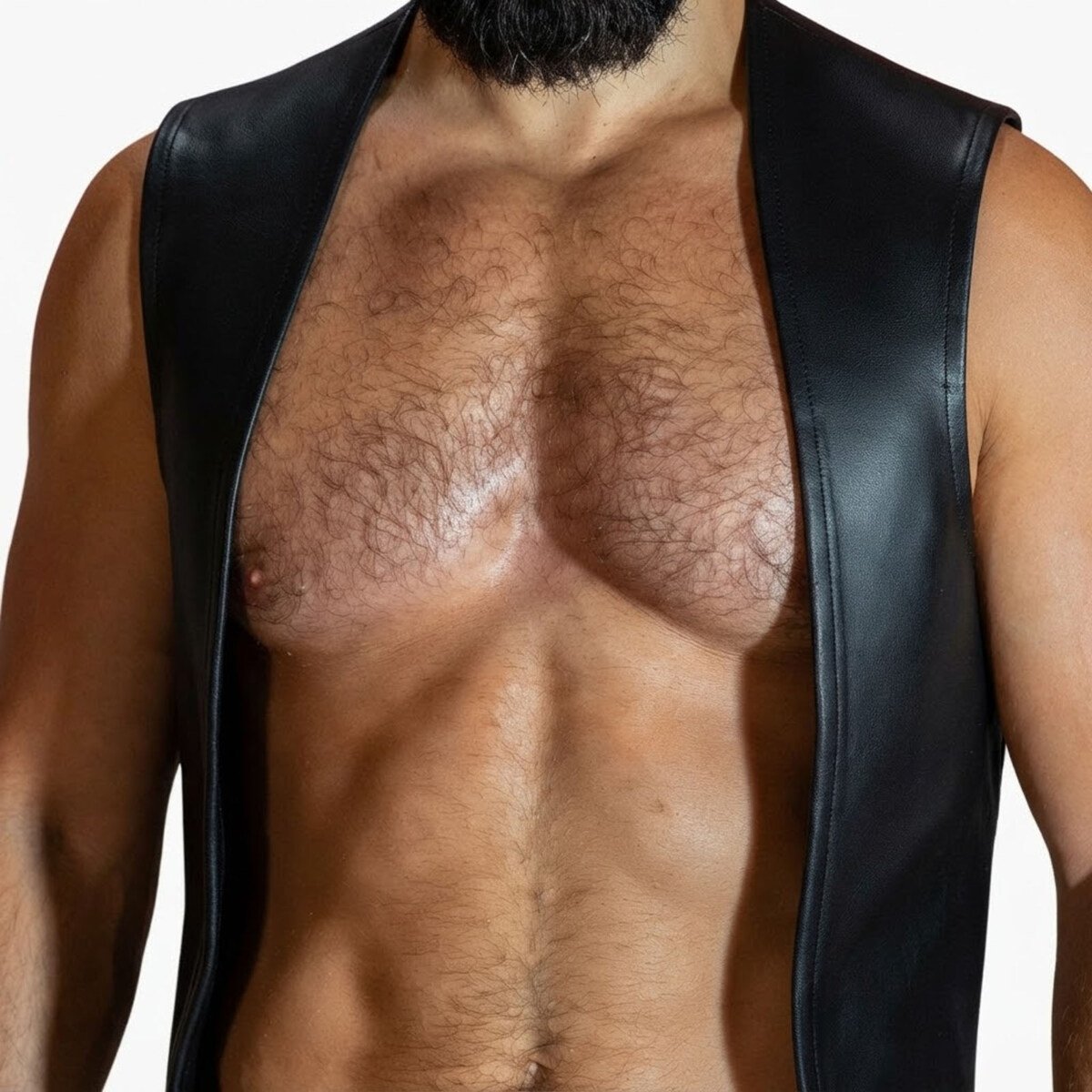 Leather Vest For Mens