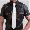 The Short Sleeve Police Shirt by Mr Leather Shop is an ideal blend of functionality, durability, and professional style. Tailored for those who demand comfort and versatility, this shirt is constructed using high-quality, breathable fabric that ensures ease of movement during long hours of wear. Its short sleeve design makes it a practical choice for warm-weather conditions while maintaining the iconic look associated with police uniforms.