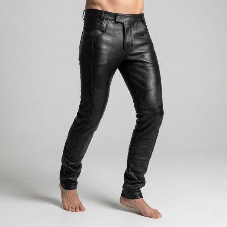 Mens Stylish Leather Pants