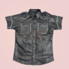 The Short Sleeve Police Shirt by Mr Leather Shop is an ideal blend of functionality, durability, and professional style. Tailored for those who demand comfort and versatility, this shirt is constructed using high-quality, breathable fabric that ensures ease of movement during long hours of wear. Its short sleeve design makes it a practical choice for warm-weather conditions while maintaining the iconic look associated with police uniforms.