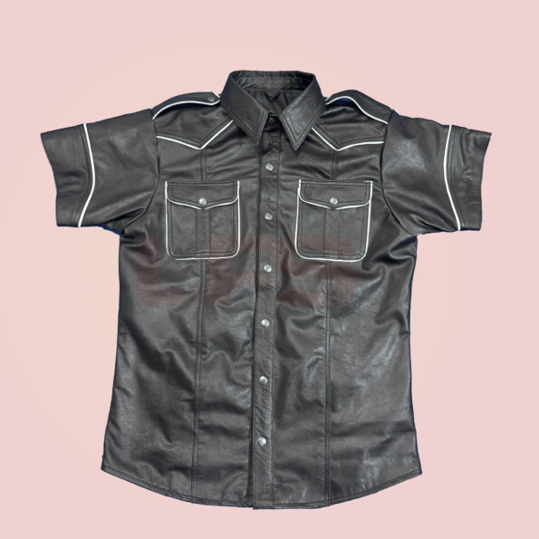 The Short Sleeve Police Shirt by Mr Leather Shop is an ideal blend of functionality, durability, and professional style. Tailored for those who demand comfort and versatility, this shirt is constructed using high-quality, breathable fabric that ensures ease of movement during long hours of wear. Its short sleeve design makes it a practical choice for warm-weather conditions while maintaining the iconic look associated with police uniforms.