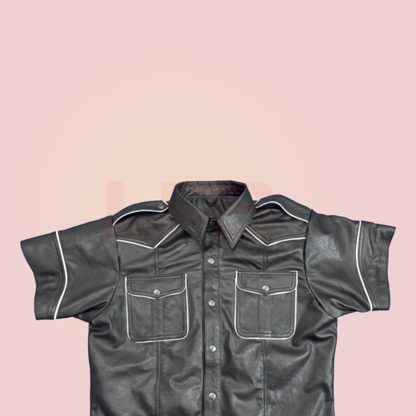 The Short Sleeve Police Shirt by Mr Leather Shop is an ideal blend of functionality, durability, and professional style. Tailored for those who demand comfort and versatility, this shirt is constructed using high-quality, breathable fabric that ensures ease of movement during long hours of wear. Its short sleeve design makes it a practical choice for warm-weather conditions while maintaining the iconic look associated with police uniforms.