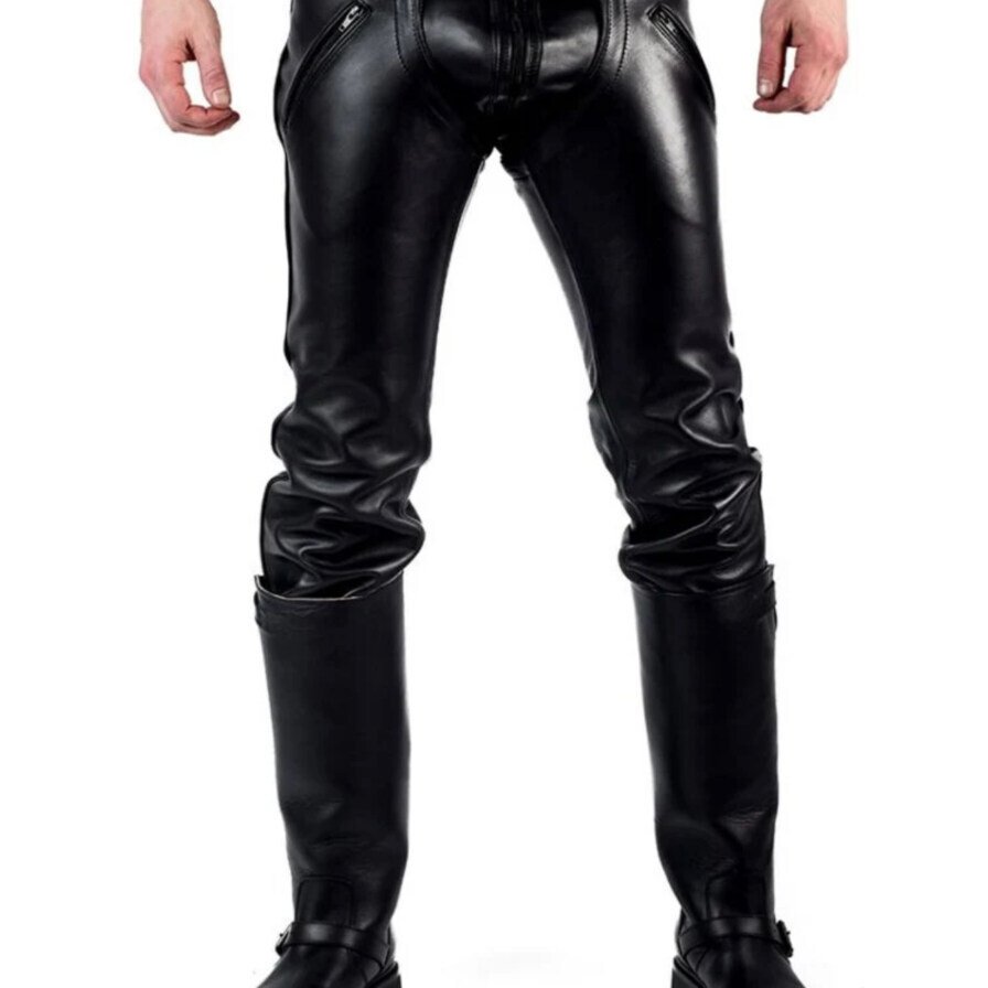 Leather convertible chaps shorts - Mr Leather Shop