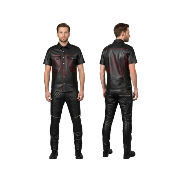 Biker Leather Outfit Men