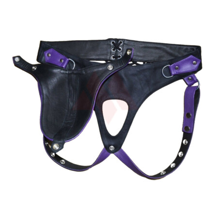 Mens Leather Pouch Underwear​