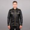 Men’s full Sleeve Leather Shirt