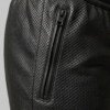 perforated leather shorts