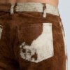Mens Hairon Leather Shorts