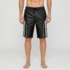 Long Leather Shorts