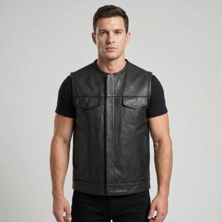 Hunt Club Leather Vest