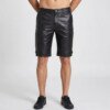 genuine leather shorts