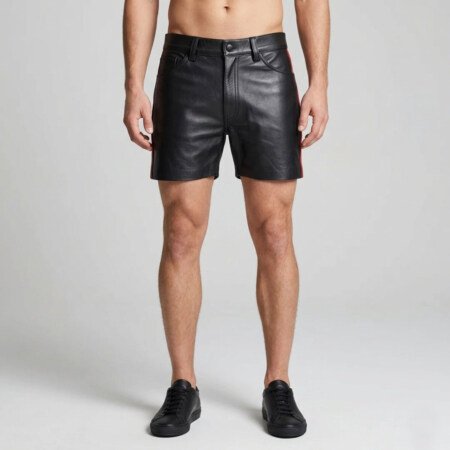 Leather Micro Shorts