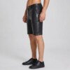 genuine leather shorts